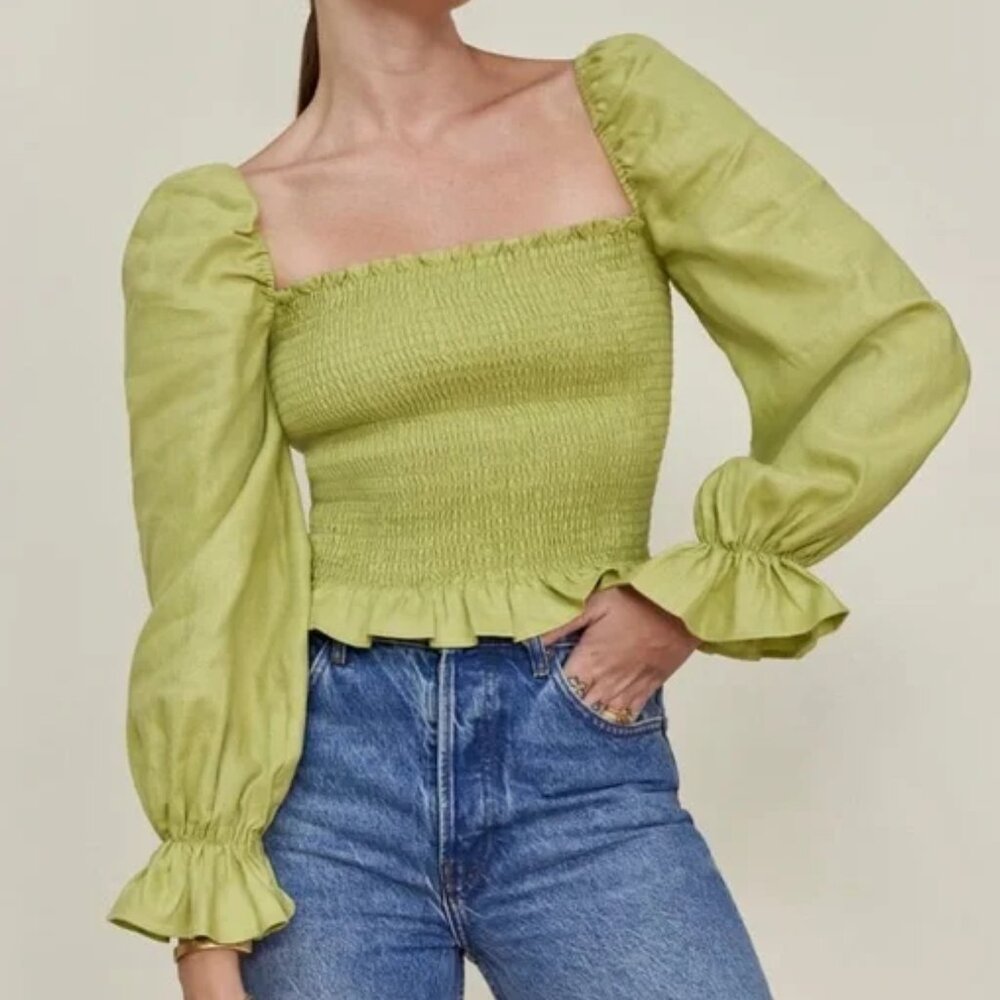 Reformation Tangerine Top - Spearmint